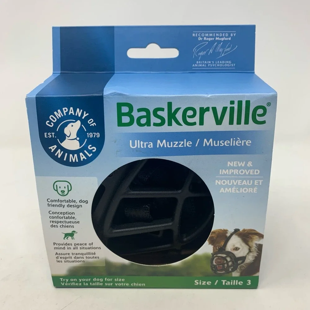 Baskerville Ultra Muzzle for Dogs Size 3